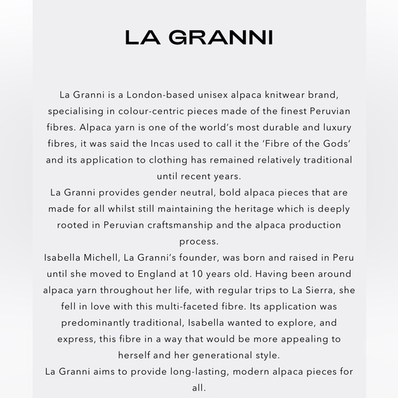 LA GRANNI Suri knitted oversized crewneck, Cream, Alpaca, Size Small - Picture 9 of 10